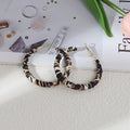 Thirty Three Fabric Wrapped Patterned Mixed Statement Earrings view 4