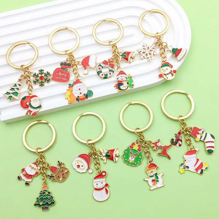 Christmas Charm Keychains Featuring Christmas Tree Across 81 Pictured Variations