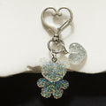 Glitter Teddy Bear and Heart-Clasp Charms in Six Colors view 9