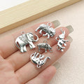 Metallic Elephant Metal Charms with 16 Listed Options view 2