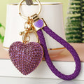 Heart, Fortune Pouch and Animal Keychains With Braided Wrist Straps view 4