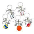Soccer Charm Keychains Featuring Soccer Across 57 Pictured Variations view 5