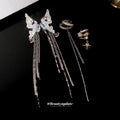 Star Butterfly and Chain Tassel Ear Cuffs in Three Designs view 2