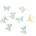 Crystal Enamel Butterfly Charms in Seven Colors and Two Tones view 7