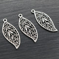 Filigree Leaf Pendants In 2 Styles For Jewelry Making view 7