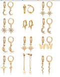 Mini Alloy Hoop Charm Earring Sets Multi Styles 7 Assortments view 8