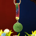Solid Crystal Ball Keychains in Eleven Colors plus Assorted Option view 10