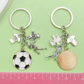 Soccer Charm Keychains Featuring Sports Ball Across 35 Pictured Variations view 4