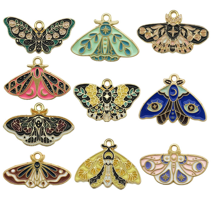 Yellow Insect Metal Charms with 11 Listed Options for DIY Jewelry Making