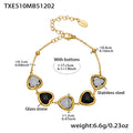 Faceted Glass Heart Earrings Necklaces Bracelets Gold Silver Multicolor view 10
