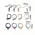 Stainless Steel Earring Hooks and Hoops in Twelve Styles view 2