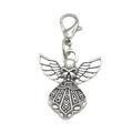 Gold And Silver Tone Angel Lobster Clasp Charms In Three Styles view 5