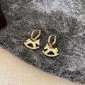 Gold-Tone Rocking Horse Huggie Earrings - One Style view 6