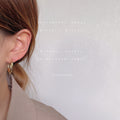 Gold Tone Double Wire Twisted Knot Hoop Earrings For Women view 2