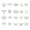 Blue Bee and Butterfly Metal Charms with 25 Listed Options view 5