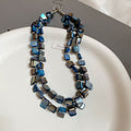 Double Strand Shell Chip Necklace Four Color Options view 7