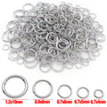Closed Metal Jump Rings in Five Sizes Jewelry Findings view 8