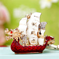 Sailboat, Twin Fish and Auspicious Charm Keychains in Forty-Four Designs view 3