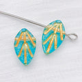 Fifteen-Color Gold-Edged Translucent Leaf Glass Bead Collection view 10