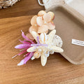 Starfish Shell Flower Duckbill Hair Clip Beach Cream Pink view 6
