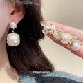 Pearl Butterfly Mixed Stud Earring Ten Piece Color Sets view 4