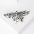 Silver Swallowtail Butterfly Brooch Enamel Wings Two Styles view 3