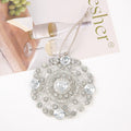 Rhinestone Pumpkin Carriage Snowflake Christmas Ornaments view 4
