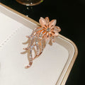 Pearl Crystal Flower Butterfly Brooches Four Designs view 9