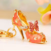Pink Butterfly-Bow-Heel