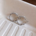 Twisted Small Hoop Earrings in Gold and Silver Tone, Two Styles view 6