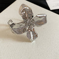 Oversized Metal Flower Cuff Bracelets Rings Eight Styles view 10