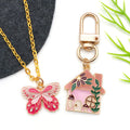 Yellow Butterfly and Mushroom Metal Charms with 13 Listed Options view 3