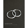 Silver Hoops