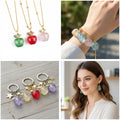Acrylic Iridescent Apple Glossy Charms with 14 Listed Options view 4