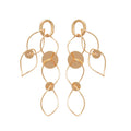 Open Circle Spiral Drop Earrings in Three Fastening Styles view 5