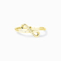 Infinity Line Clear Stone Finger Rings Three Colors view 5