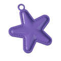 Enamel Star Charm Pendant with Stitched Edge Seven Colors view 5