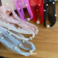 Sheer Pearl Magnetic Necklaces in Six Colors With Pearl-Like Magnetic Clasps view 4