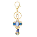 Jeweled Moonstone Ruyi Keychains with Braided and Bare Wrist Loops view 5