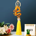 Chinese Business Dragon Tassel Keychains in Four Colors plus Assorted Option view 3
