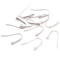 Long Kidney Wire Earring Hooks in Three Metal Finishes view 2