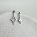 Assorted Silver Multi-Style Zircon Metal Earrings 9 Variants view 8