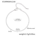 Zircon Tennis Bracelets Gold Steel Lobster Clasp Extension Chain view 6