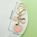 Tropical Fruit Charm Keychains in 43 Pictured Variations for Bags and Keys view 9
