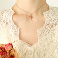 Butterfly Pendant Choker Necklace Crystal Drop Tassel view 7