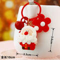 Christmas Figure Keychains in Ten Santa Reindeer and Snowman Designs view 7