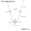 Steel Clover Necklace