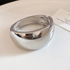 Domed Hinge Silver