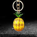 Crystal Pineapple Keychains with Fortune Cords and Loose Braided Loops view 3
