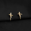 Gold Double Layer Mosquito Coil Clip Earrings Charm Mix view 12